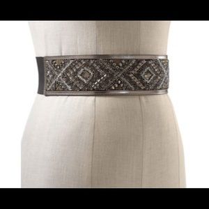 Sequin bead stretch belt WHBM
